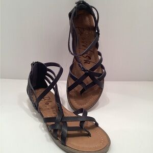 Blowfish NEW Black Strappy Sandals size 8.5